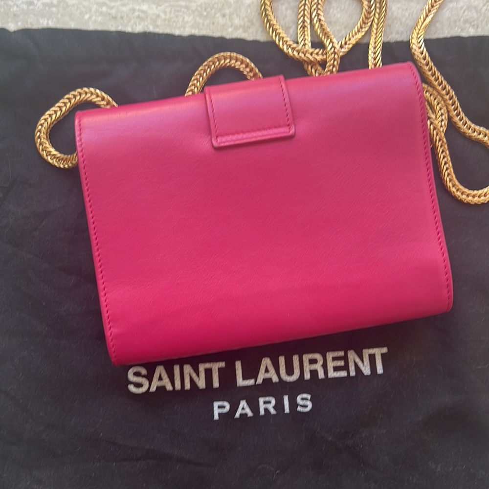 Pink Leather Shoulder Bag - Picture 7 of 7